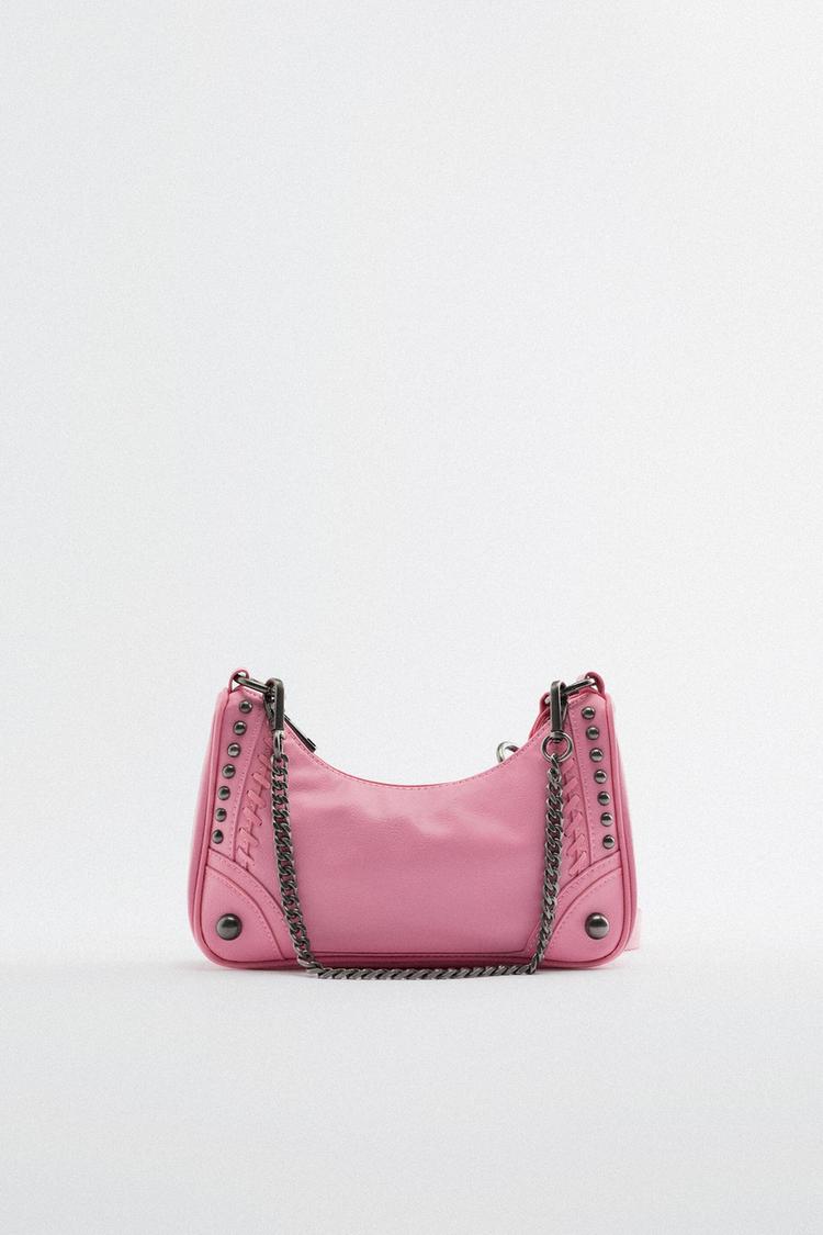 ROCKER CROSSBODY BAG Pink ZARA United Kingdom